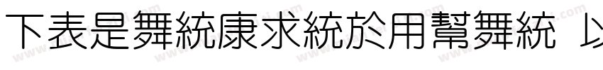 FZLanTingYuan M GB字体转换